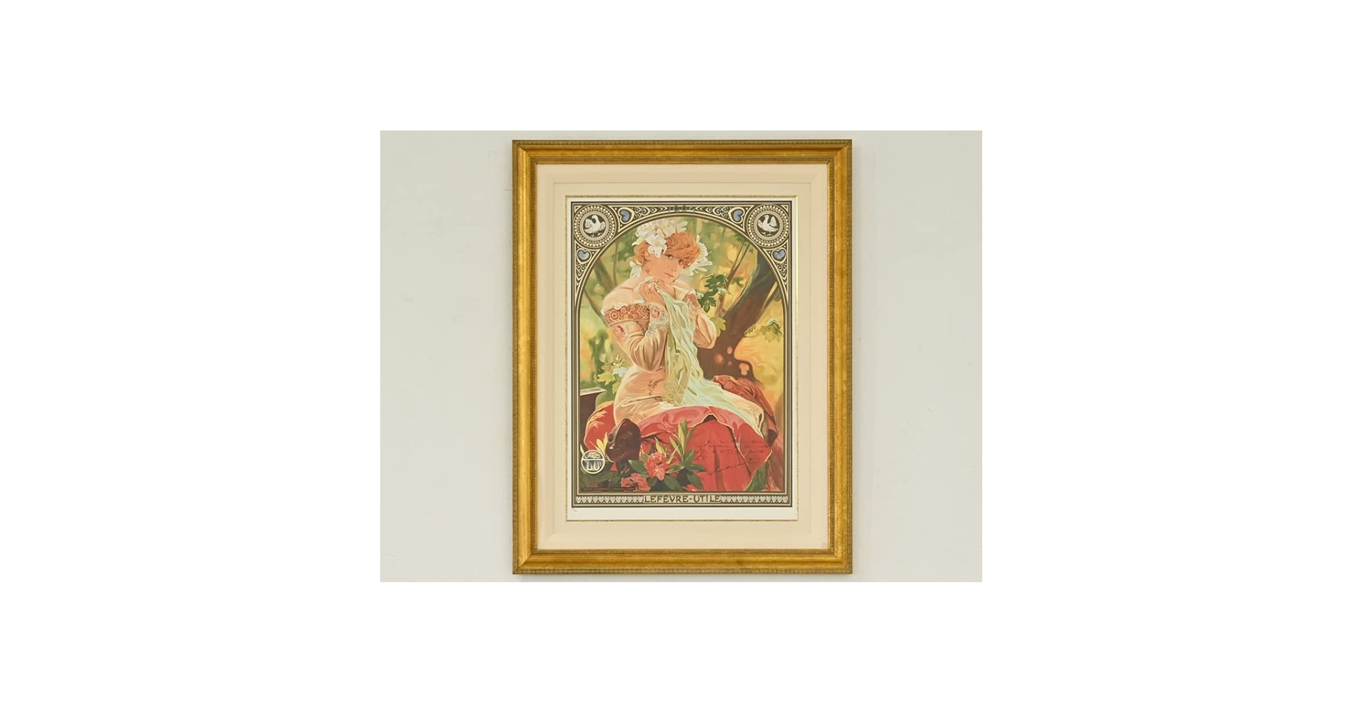 Amazon.co.jp: アルフォンスミュシャ「遠国の姫君」リトグラフ